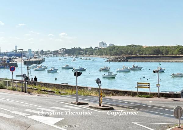 Maison à vendre 8 pièces VUE MER et PORT, Garage, à 5OO m. de la plage de Boisvinet SAINT GILLES CROIX DE VIE (85)