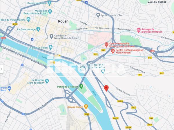 Location Appartement 2 pièces 42.7 m² - 27 ROUTE DE BONSECOURS Rouen 76000