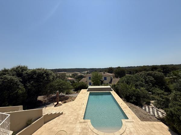 Saint-Gély-du-Fesc (34980) SAINT GELY DU FESC , BELLE MAISON D'ARCHITECTE T7 SUR 1700 M2 ,T2 de 40 M2 DOUBLE GARAGE