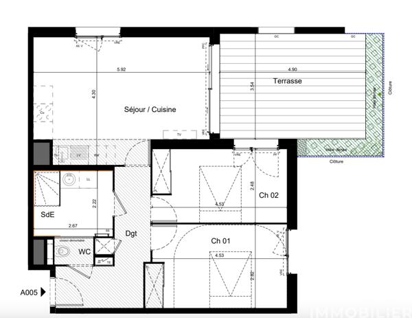 Appartement à vendre 3 pièces 63,2 m² La Grande-Motte
