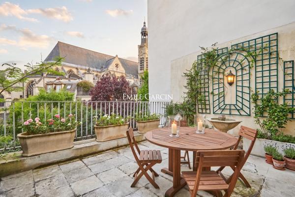 A vendre - appartement  - 44 m² - Paris - 75005 - Luxembourg - Panthéon  - Terrasse