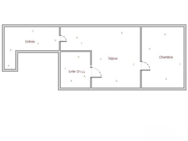 Appartement 2 pièces - 32 m²