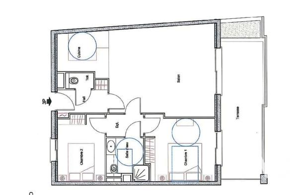 Appartement à vendre 3 pièces 67 m² Théoule-sur-Mer