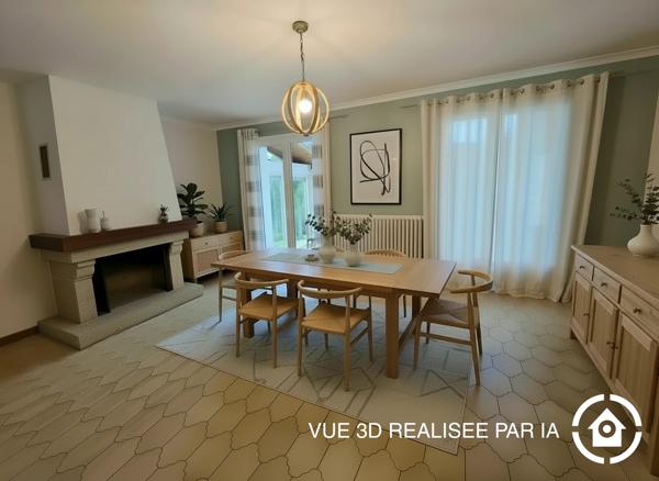 Maison plain-pied - 2 chambres - véranda