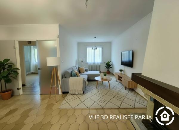 Maison plain-pied - 2 chambres - véranda