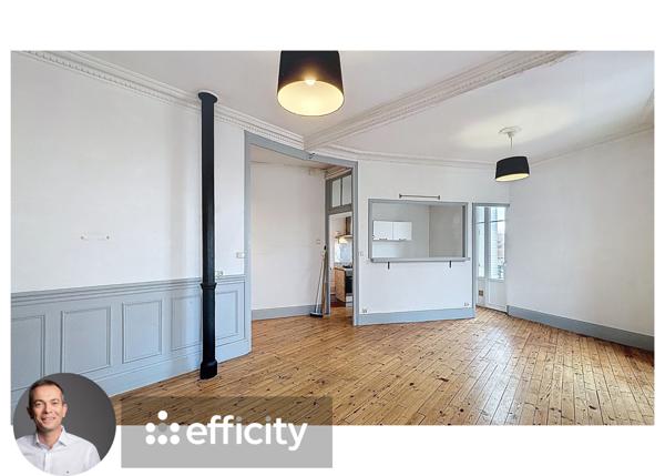 Appartement 2 pièces - 65 m² Exclusivité efficity