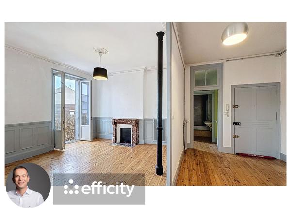 Appartement 2 pièces - 65 m² Exclusivité efficity