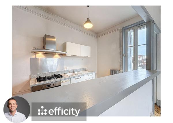 Appartement 2 pièces - 65 m² Exclusivité efficity