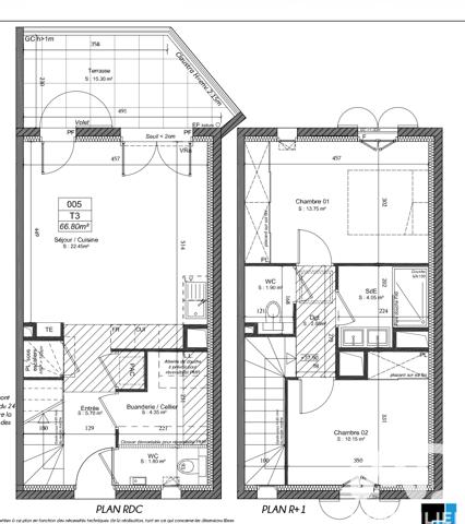 Appartement à vendre 3 pièces 67,5 m² Sarrians