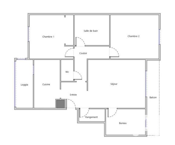 Appartement à vendre 4 pièces 74 m² Aubagne