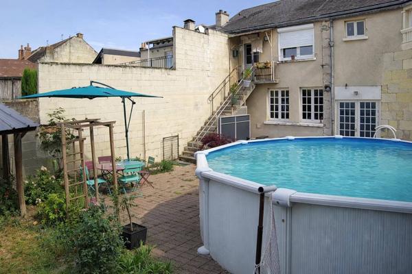 Maison de Bourg 139 m² - 6 piéces - 37140 Chouzé sur Loire