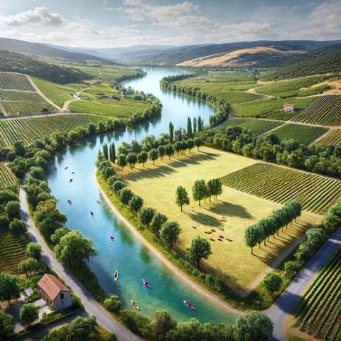 Terrain à vendre de 1 330 m². Saint-Martin-d'Ardèche (07)