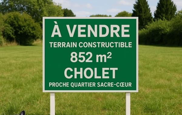 Vente Terrain Ref : Peuplier Cholet   