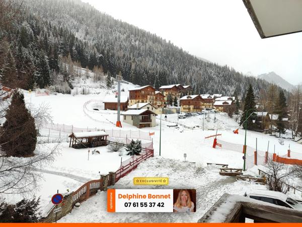 Valfréjus en bordure de piste, bel appartement 3P avec parking privatif pleine propriété