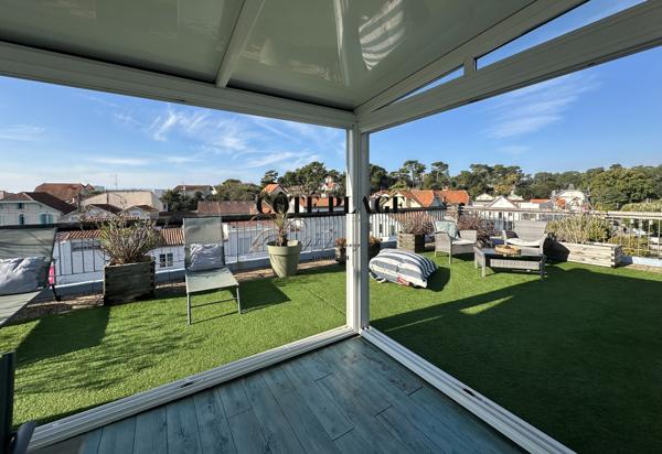 Saint-Palais-sur-Mer (17420) Aperçu océan - Appartement T3 de 67m2 centre-ville de Saint Palais - prix de vente 451500€ HAI