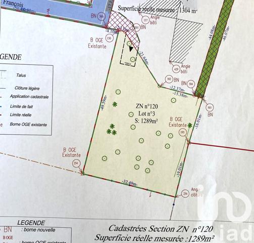 Terrain à vendre 1 289 m² Mauvezin
