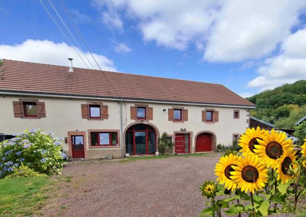 Propriete à vendre proche LURE (70) FERME T7 RENOVEE avec DEPENDANCES