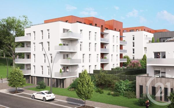 Appartement F3 à vendre  3 pièces - 65,37 m2 METZ - 57
