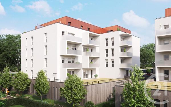 Appartement F3 à vendre  3 pièces - 65,37 m2 METZ - 57