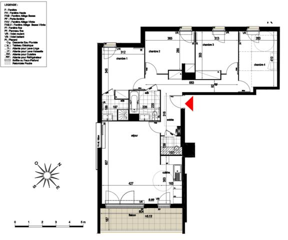 Apartment for sale 5 rooms 98 m² Bobigny