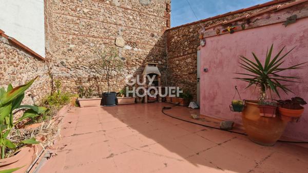 CABESTANY Maison de village 1 pièce avec garage et terrasse