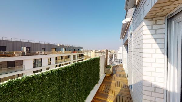 Appartement Asnières Sur Seine 3 pièces 63.44 m2 avec terrasse, cave et parking.