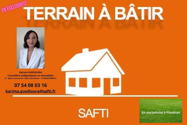 Terrain paisible à Pleubian : construisez votre rêve !