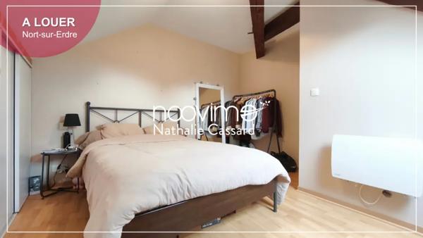 À louer Appartement en Duplex T2 de 42 m2, 1 chambre Cen