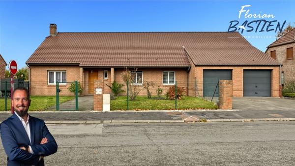 Le confort d’un plain-pied, l’espace d’un pavillon moderne, le charme d’un grand terrain : ici, tout y est.