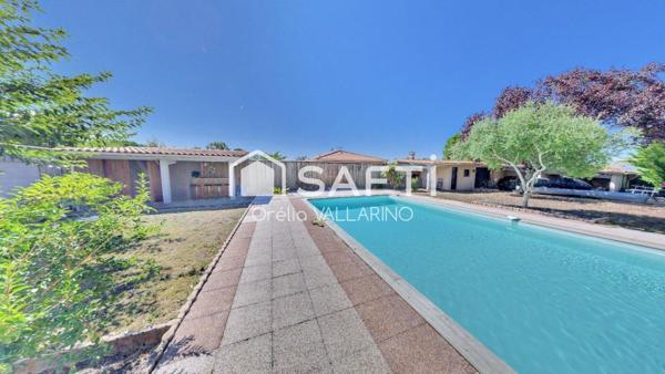 Maison familiale de 145 m² avec piscine, prestations haut de gamme et jardin paysager