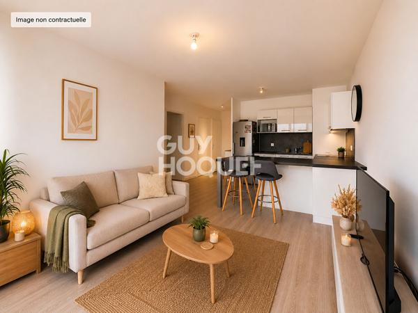 Appartement 4 pièces de 79,19 m² à Caen avec balcon exposé plein sud de 16 m².