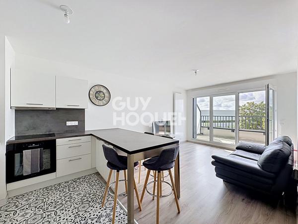 Appartement 4 pièces de 79,19 m² à Caen avec balcon exposé plein sud de 16 m².