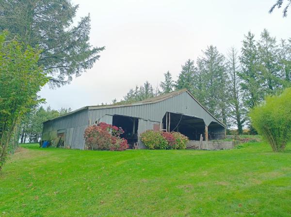29530 Plonévez du Faou maison, véranda, calme, dépendances sous-sol Hangar sur 11 000 m²