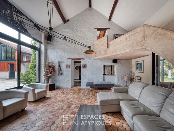 L’atelier du peintre et son corps de ferme réhabilité