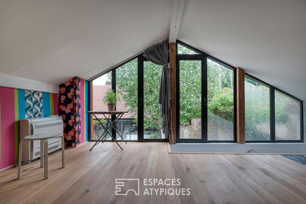 L’atelier du peintre et son corps de ferme réhabilité