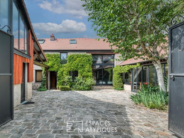 L’atelier du peintre et son corps de ferme réhabilité