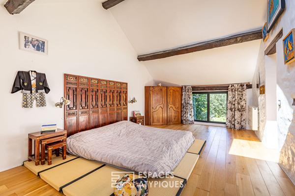 L’atelier du peintre et son corps de ferme réhabilité