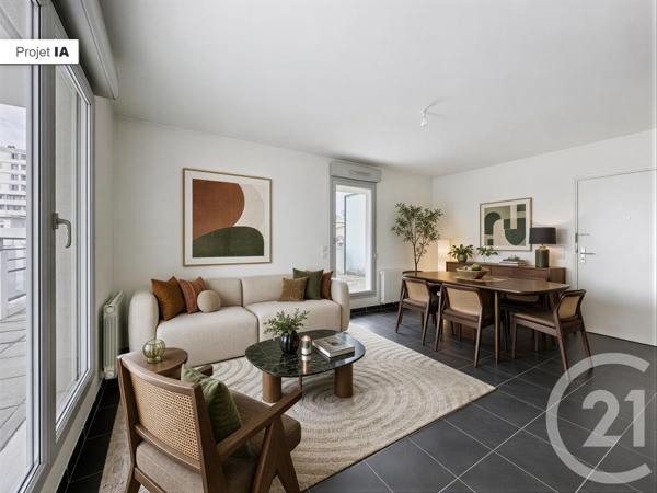 Appartement F3 à vendre  3 pièces - 68,41 m 2   LYON  - 69008