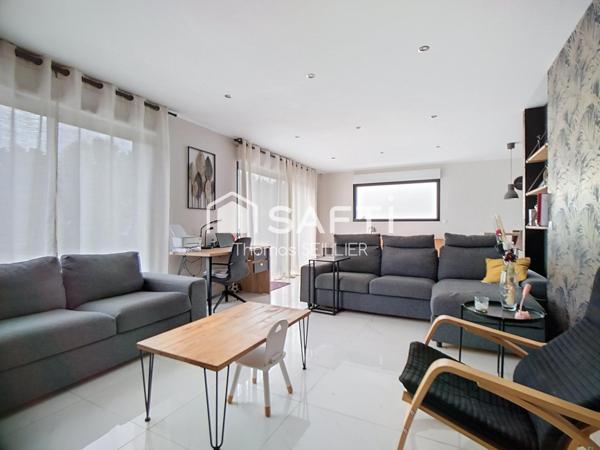 Maison d’architecte contemporaine avec jardin paysager – Roncq quartier "Blanc Four"