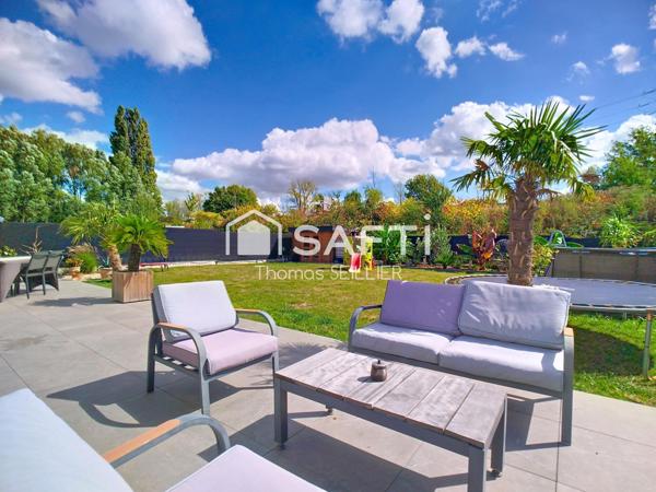 Maison d’architecte contemporaine avec jardin paysager – Roncq quartier "Blanc Four"