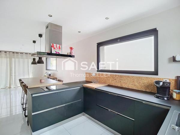 Maison d’architecte contemporaine avec jardin paysager – Roncq quartier "Blanc Four"