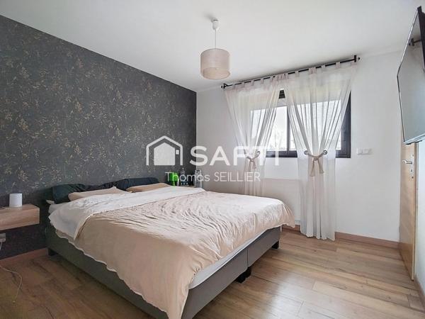 Maison d’architecte contemporaine avec jardin paysager – Roncq quartier "Blanc Four"