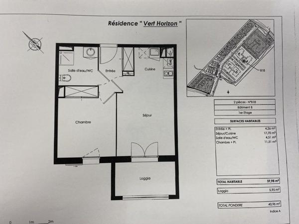 Appartement à vendre |  Saint-Geniès-Bellevue |  2 pièces | 38 m²