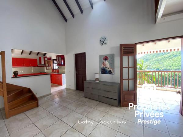 Rare ! Propriété à Deshaies avec grand jardin et vue mer