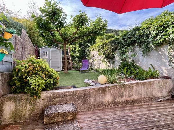 À louer – Duplex T3 meublé avec jardin et terrasse à Rochemaure