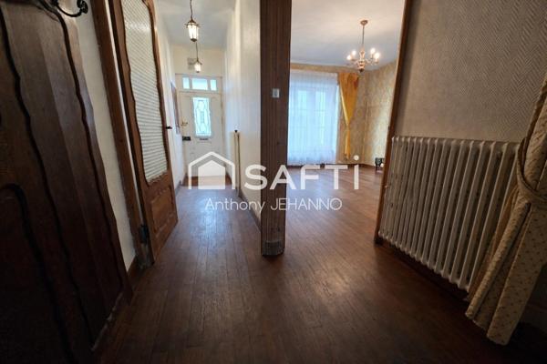 Maison de 125 m² en centre-ville à rafraîchir