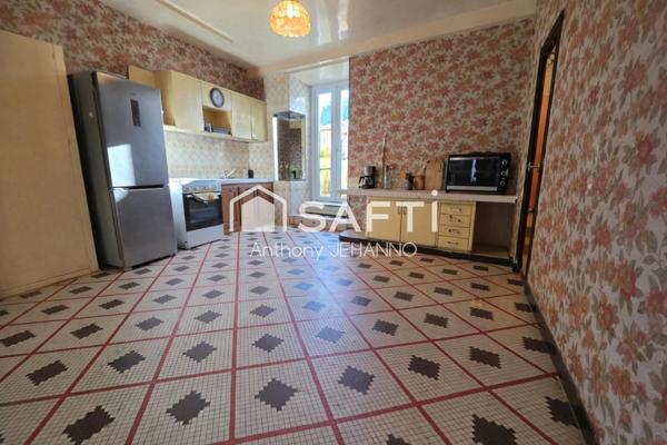 Maison de 125 m² en centre-ville à rafraîchir