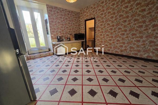 Maison de 125 m² en centre-ville à rafraîchir