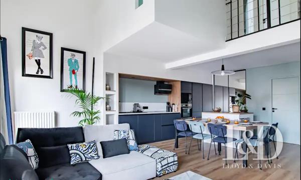 RARE! BIARRITZ, APPARTEMENT  DUPLEX DERNIER ÉTAGE, 107M² CARREZ, 4 CHAMBRES ET BALCON!