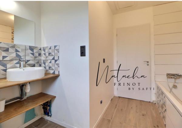 Maison familiale moderne, 4 chambres, jardin clos, dans un environnement paisible.